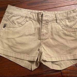 Tan union bay shorts size 5